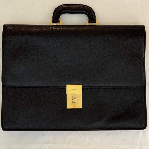 Gucci Calfskin Executive Briefcase – Near Mint Vintage Italian Luxury - Picture 2 of 16